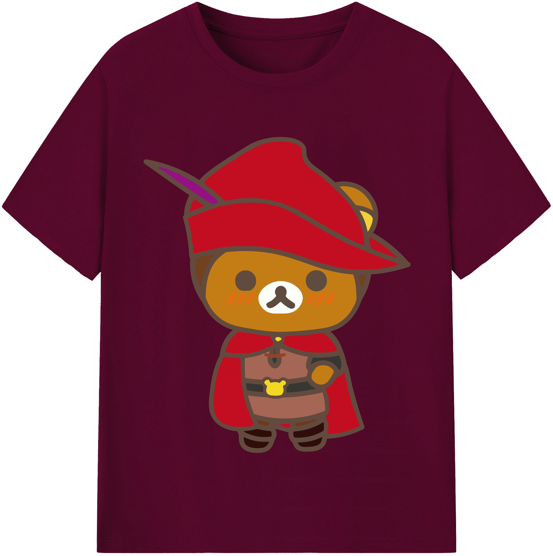 （画像用） リラックマ リラックマ キイロイトリ Rilakkuma Korilakkuma Kiiroitori レディースカジュアルプリントTシャツ（綿100％）